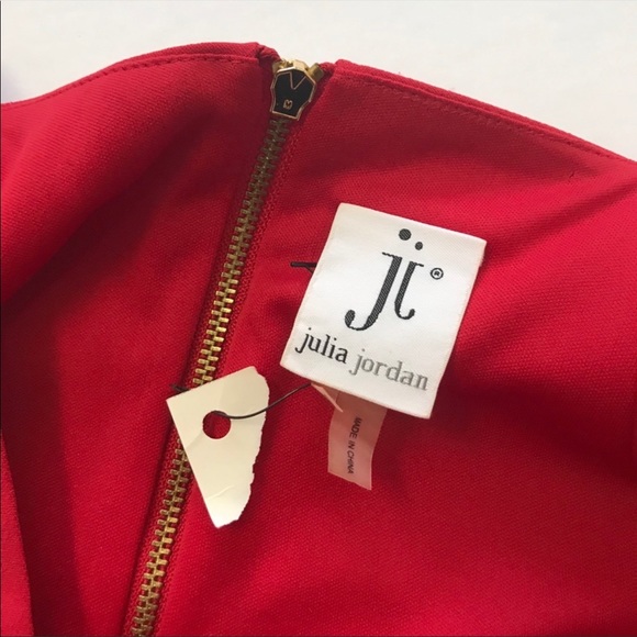 NWOT Julia jordon red dress - Picture 2 of 3